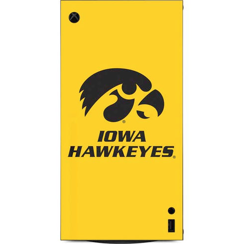 University of Iowa XBox Series X Digital Edition Console Skin
